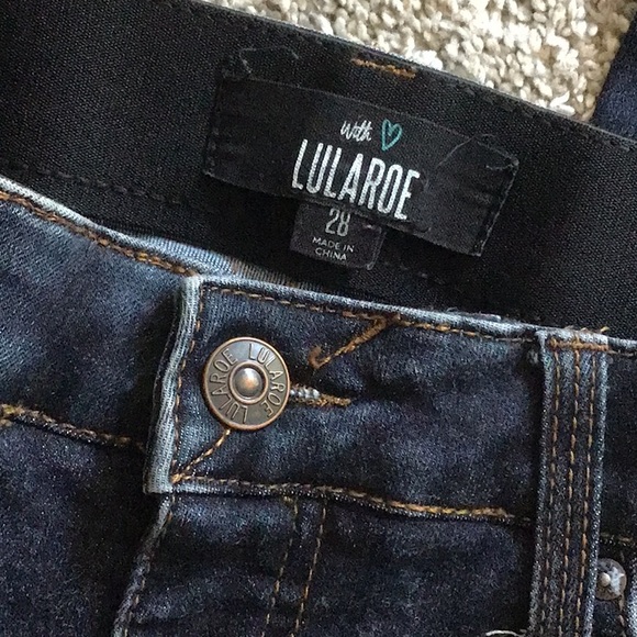 LULAROE SKINNY DENIM - SIZE 28 - Picture 4 of 9
